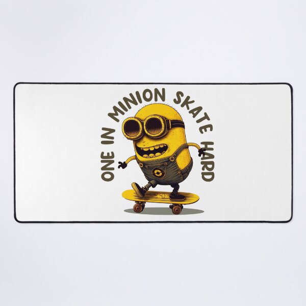 Item preview, One In A Minion, One Eyed Minion, Skateboarding Minion designed and sold by Skateboard-Art.