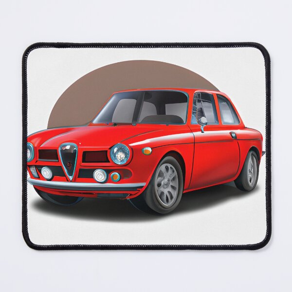 Item preview, Italian classic car, style icon from the 60s, red, Alfa, classic, great curves designed and sold by pixelatedworld.