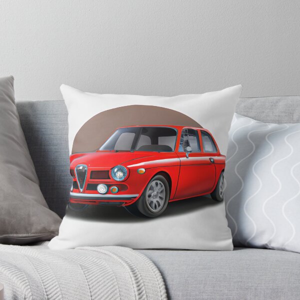 Item preview, Italian classic car, style icon from the 60s, red, Alfa, classic, great curves designed and sold by pixelatedworld.