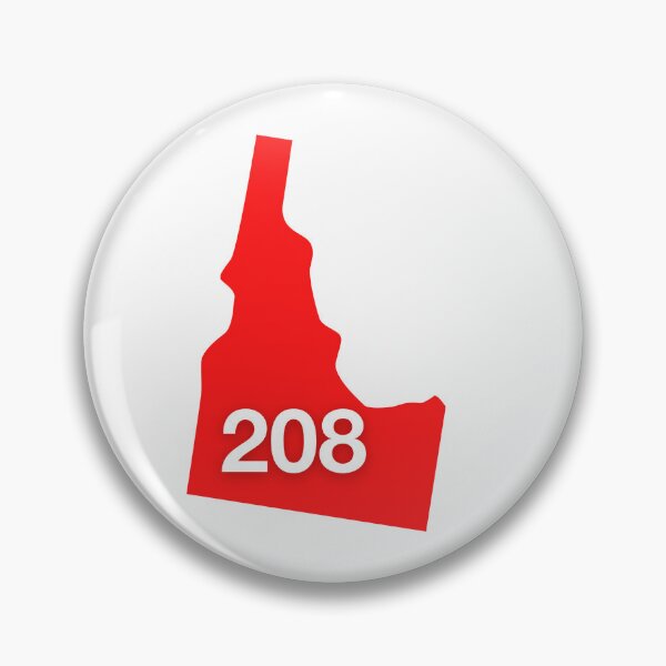 Item preview, Idaho area code logo state map designed and sold by micasata.