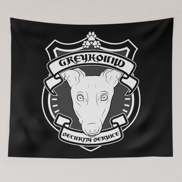Item preview, GREYHOUND Security Service - Black designed and sold by ThreePuppers.
