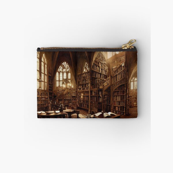 Item preview, Fantasy School Library Painting designed and sold by rudekitten.