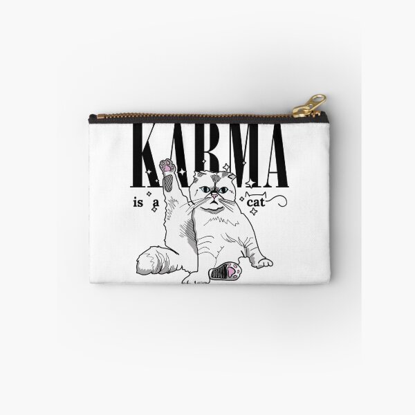 Item preview, Karma is a cat purring in my lap cause it loves me designed and sold by SychoPuff.