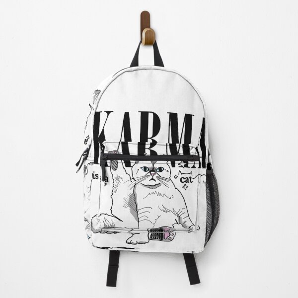 Item preview, Karma is a cat purring in my lap cause it loves me designed and sold by SychoPuff.