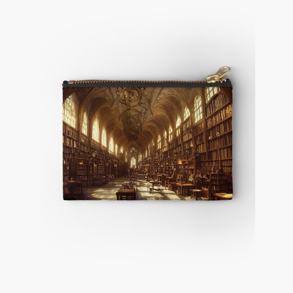 Item preview, Fantasy School Library Painting designed and sold by rudekitten.