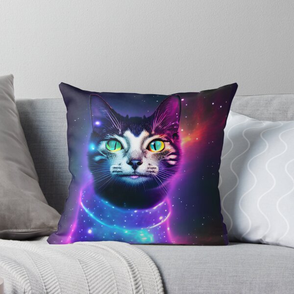 Item preview, Nebula Cosmic Black Cat designed and sold by AtelierKytsune.