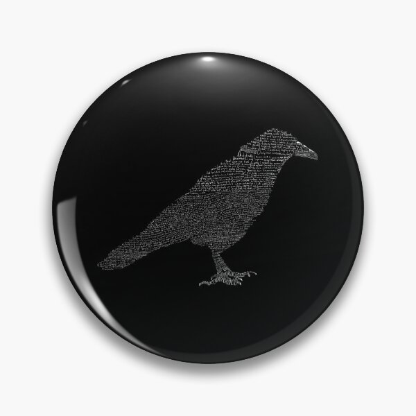 Item preview, NEVERMORE The Raven poem, hand written graphic art designed and sold by Stellaura.