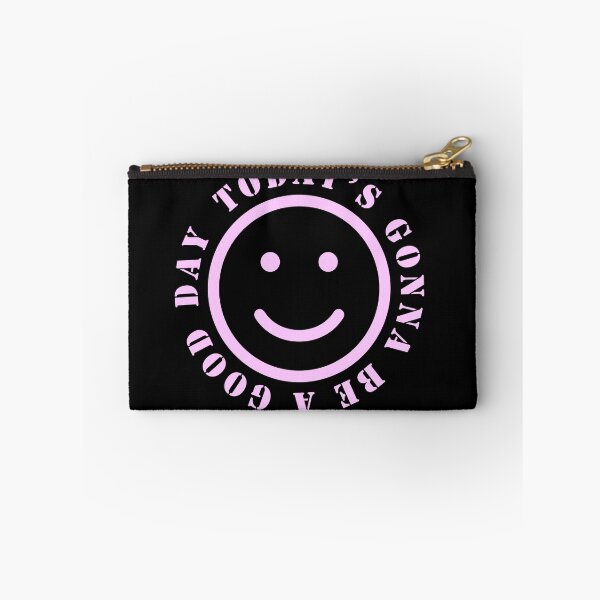 Item preview, TODAY'S GONNA BE A GOOD DAY - a happy design soft pink designed and sold by GeoffBeattie.