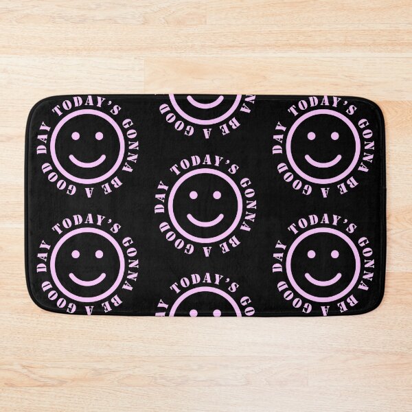 Item preview, TODAY'S GONNA BE A GOOD DAY - a happy design soft pink designed and sold by GeoffBeattie.