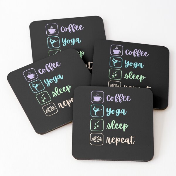 Item preview, Coffee Yoga Sleep Repeat designed and sold by GoseStudio.