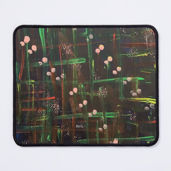 Item preview, Submerged - unique modern colorful intuitive abstract art designed and sold by AdzSpirit.