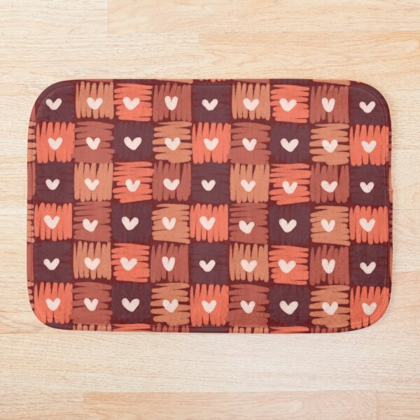 Aperçu de l'œuvre Motif de carreaux de coeur bohème - Motifs Boho traditionnels créée et vendue par PatternHome.