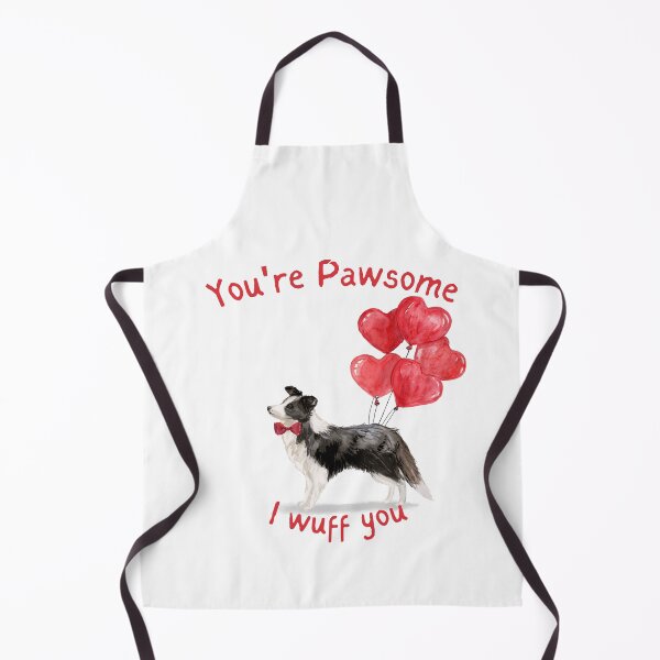 Item preview, My Dog is My Valentine - Border Collie Valentine designed and sold by beastieboutique.