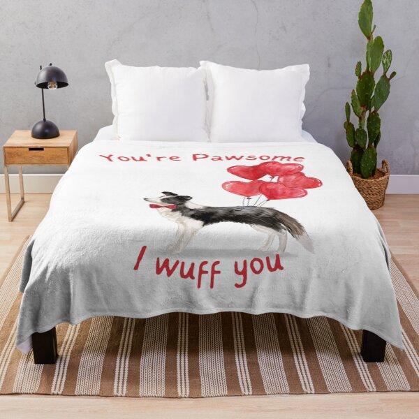 Item preview, My Dog is My Valentine - Border Collie Valentine designed and sold by beastieboutique.