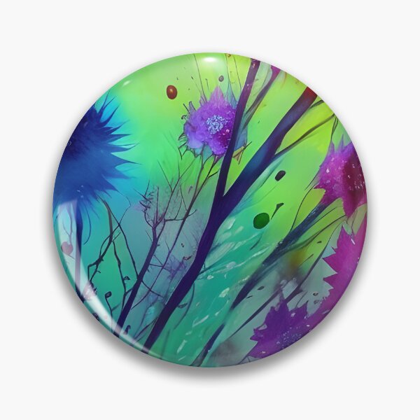 Item preview, Watercolor Splash Flowers designed and sold by Poetic Patterns Studio.