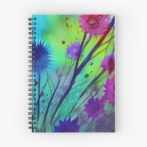 Item preview, Watercolor Splash Flowers designed and sold by Poetic Patterns Studio.