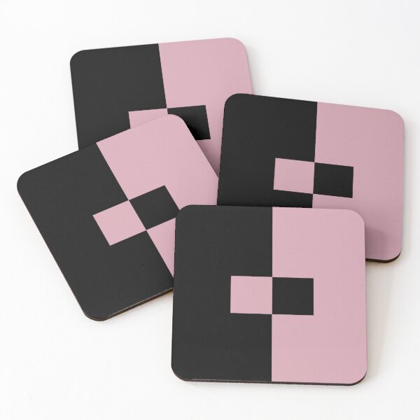 Item preview, Pink black colour block designed and sold by Sarvgya Verma.