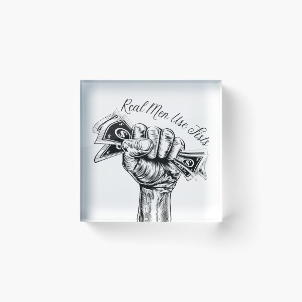 Item preview, Real Men Use Fists designed and sold by elkingo.