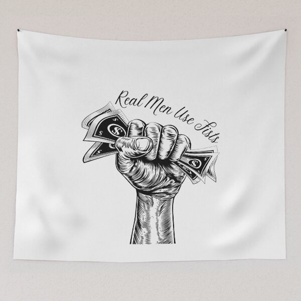 Item preview, Real Men Use Fists designed and sold by elkingo.