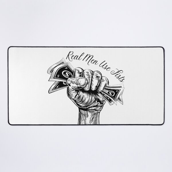 Item preview, Real Men Use Fists designed and sold by elkingo.