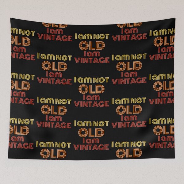 Item preview, 1973 Vintage Retro Colorful. I am not old, I am vintage  designed and sold by efenem.