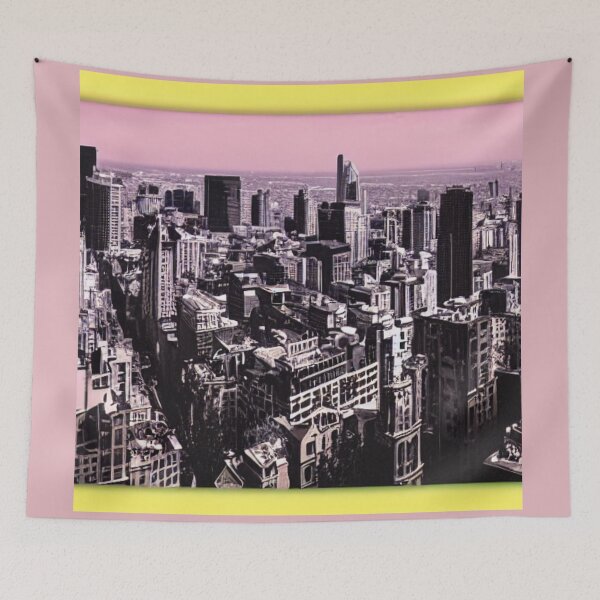 Item preview, Pink Sky City (The Aftermath) designed and sold by RhondaLily.