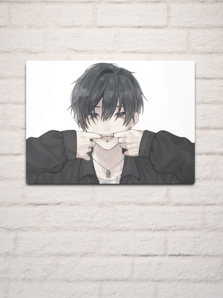 Cute anime boy Metal Print for Sale by Da1vyShop