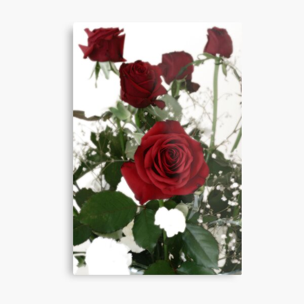 Red Roses Metal Print