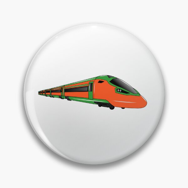 Item preview, Bullet train cartoon illustration designed and sold by Misscartoon.