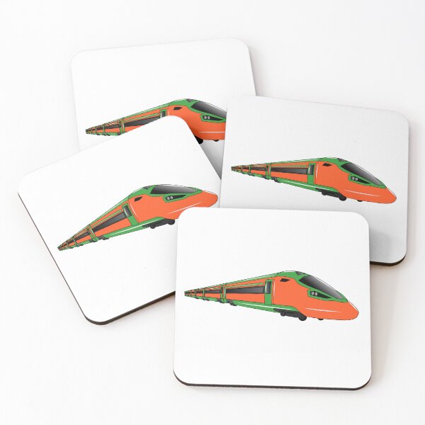 Item preview, Bullet train cartoon illustration designed and sold by Misscartoon.