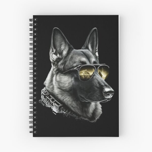 Item preview, German Shepperd K9 With Yellow Glasses Super Realistic designed and sold by adembulut.