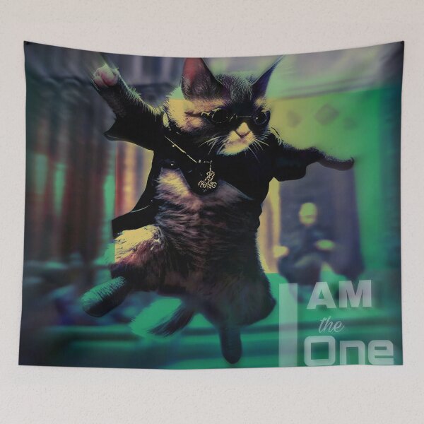 Item preview, Kitty Cat Fu: I Am The One designed and sold by illstaticart.
