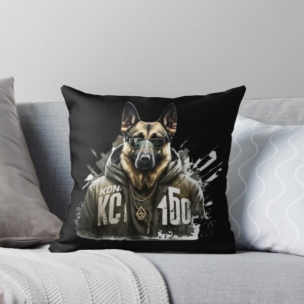 Item preview, German Shepperd K9 With Hoodie Chain And Glasses Super Realistic designed and sold by adembulut.