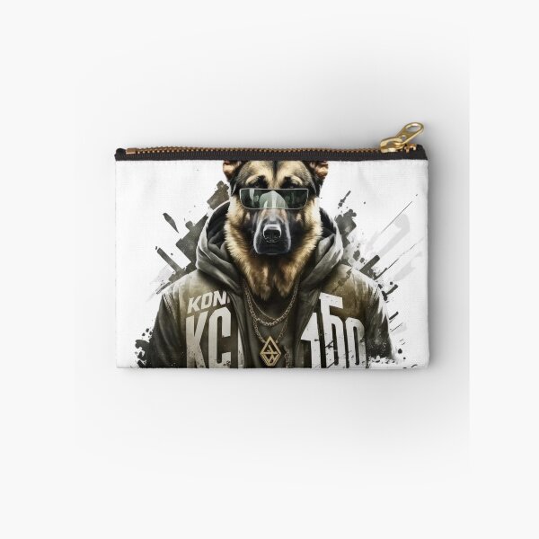 Item preview, German Shepperd K9 With Hoodie Chain And Glasses Super Realistic designed and sold by adembulut.