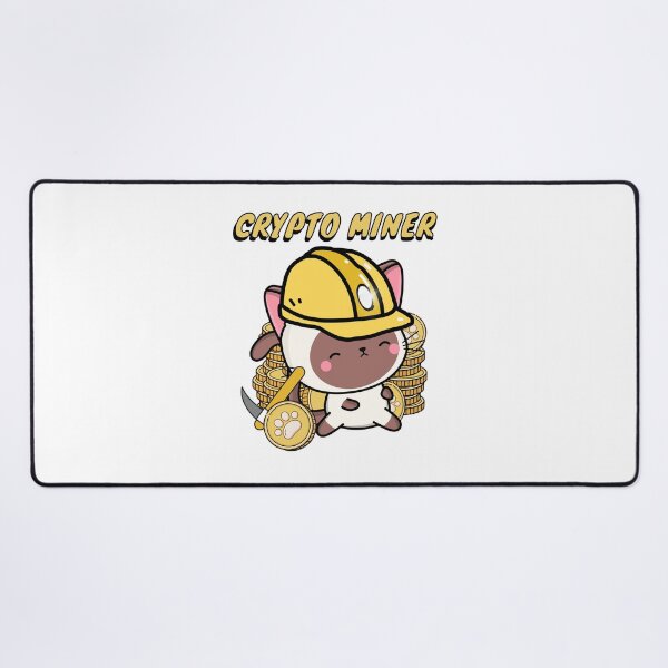 Item preview, Crypto Miner white Cat designed and sold by Pet Station.