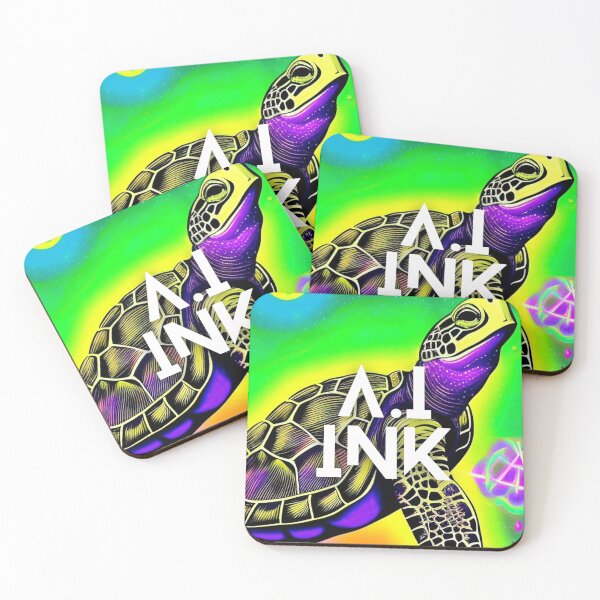 Item preview, A.I INK | Bioluminescence Turtle In Space Aesthetic designed and sold by AI-INK.