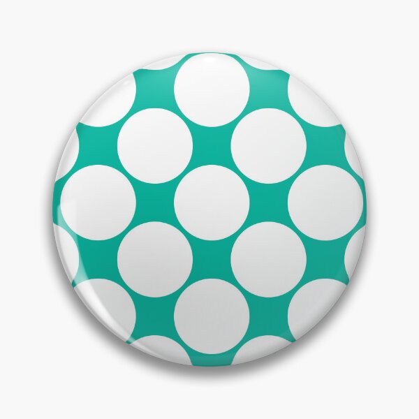 Item preview, Giant White Polka dots on Aqua Green  designed and sold by POLKAIWERX.