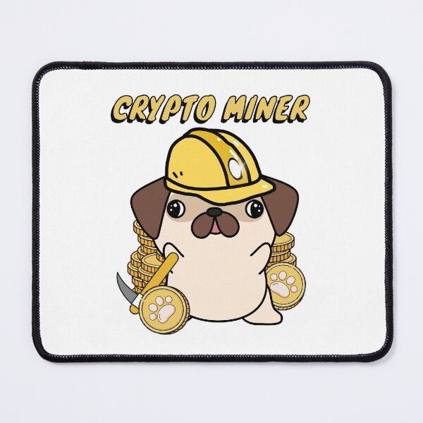 Artikelvorschau, Crypto Miner Mops entworfen und verkauft von Pet Station.