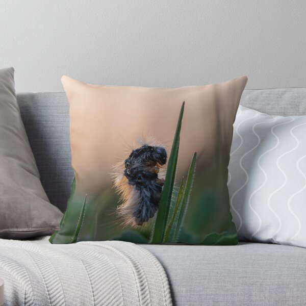 Caterpillar Throw Pillow