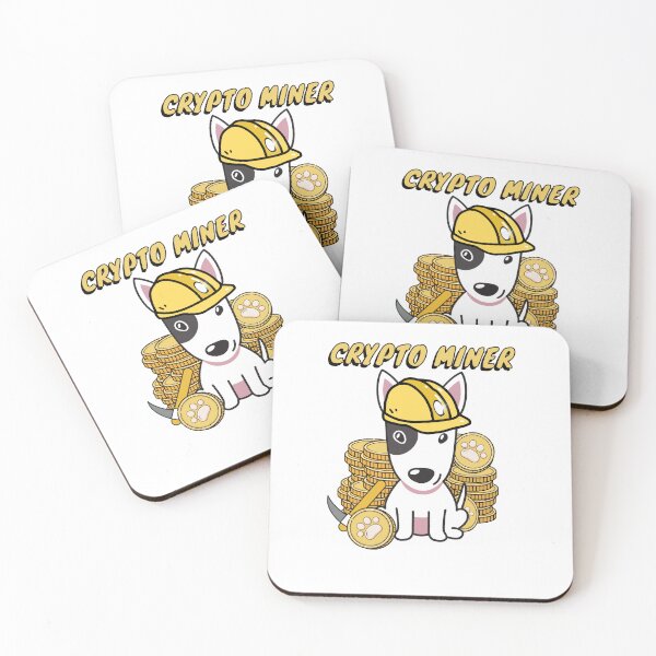 Item preview, Crypto Miner Bull Terrier designed and sold by Pet Station.