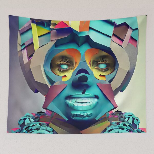 Item preview, Grin Flamdingo - Digital Bliss - Thing Clothing designed and sold by thingclothing.