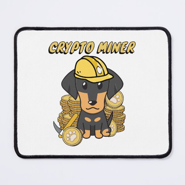 Item preview, Crypto Miner Dachshund designed and sold by Pet Station.