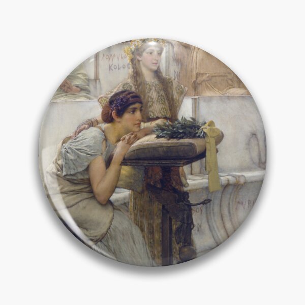 Item preview, Sappho and Alcaeus by Lawrence Alma-Tadema 1881 designed and sold by Yemena.