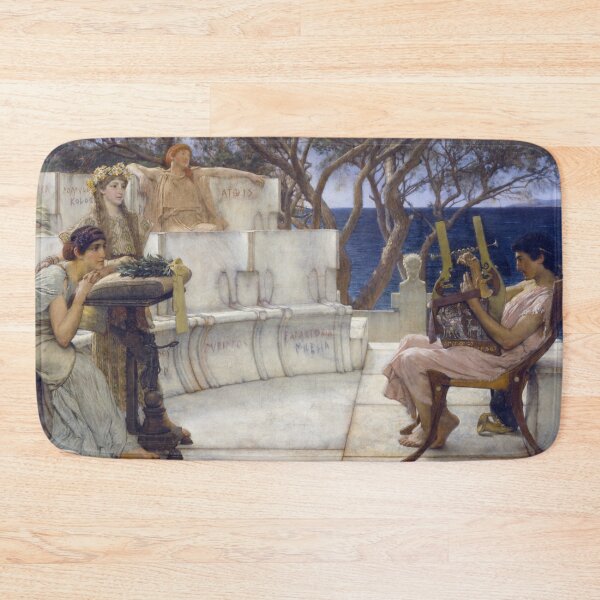 Item preview, Sappho and Alcaeus by Lawrence Alma-Tadema 1881 designed and sold by Yemena.