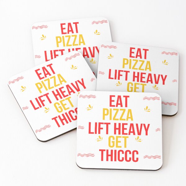 Artikelvorschau, Pizza essen, schwer heben, dick werden, Fitness-Enthusiast, Pizza-Liebhaber entworfen und verkauft von AlikeForth.