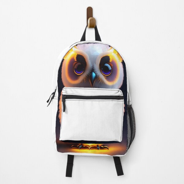 Item preview, AI Generated Art, Adorable Crystal Owl Poster designed and sold by DominicAi.