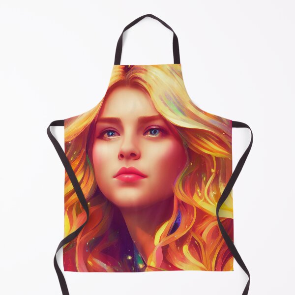 Item preview, a painting of a woman with long blonde hair designed and sold by DesignAtYO.