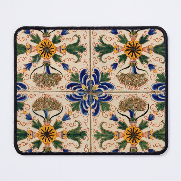 Item preview, Colorful Mediterranean Vintage Floral Pattern designed and sold by idovedesign.