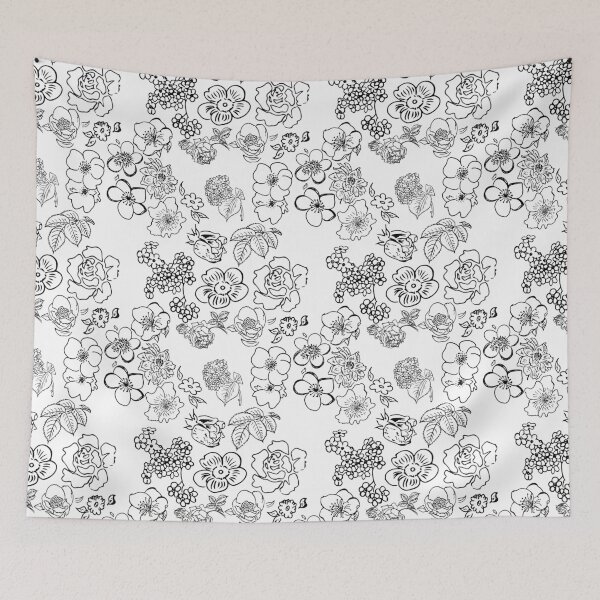 Item preview, Flowers In Black designed and sold by PandaShoops.