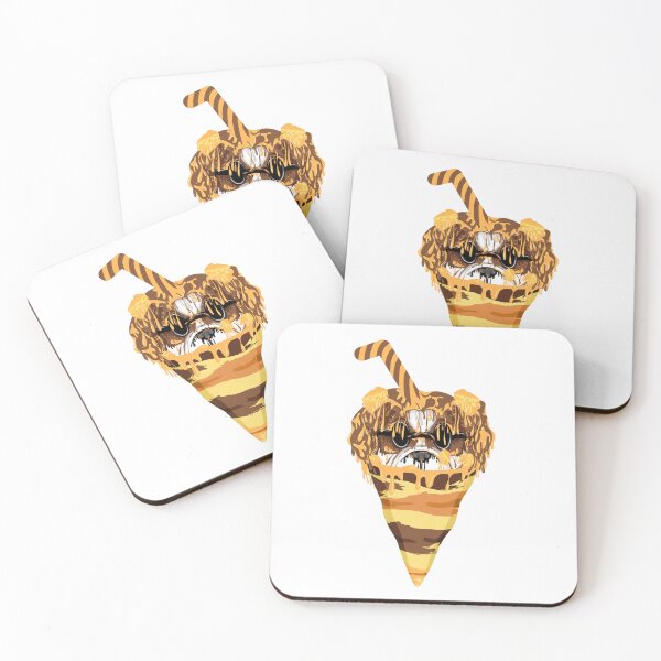Item preview, grime art chocolate dog cheese ice cream illustration designed and sold by AmsaOza.